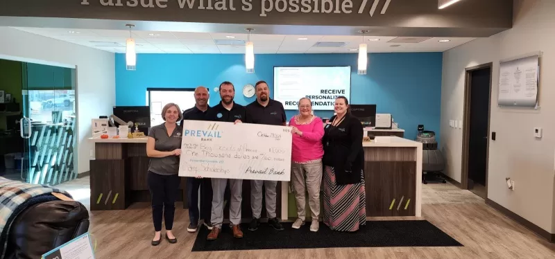 Prevail Bank donates to Boy Scouts of America